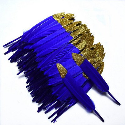 20 tk kullavärvi pardisulgi käsitööks Naturaalsed peosuled ehete valmistamiseks isetegemise jaoks kodus pulmade kaunistamiseks 10-15 cm