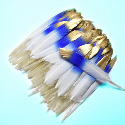 20 tk kullavärvi pardisulgi käsitööks Naturaalsed peosuled ehete valmistamiseks isetegemise jaoks kodus pulmade kaunistamiseks 10-15 cm