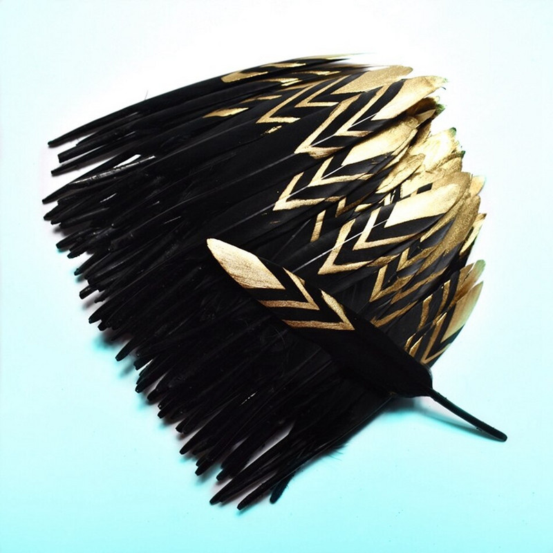 20 tk kullavärvi pardisulgi käsitööks Naturaalsed peosuled ehete valmistamiseks isetegemise jaoks kodus pulmade kaunistamiseks 10-15 cm