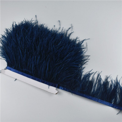 1 metru 8-10 CM garnituri din pene de struț natural negru alb pene de struț pentru artizanat franjuri panglică pentru fustă Decor de nuntă