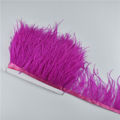 1 metru 8-10 CM garnituri din pene de struț natural negru alb pene de struț pentru artizanat franjuri panglică pentru fustă Decor de nuntă
