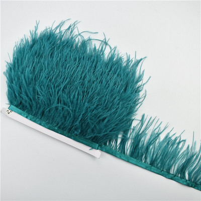 1 metru 8-10 CM garnituri din pene de struț natural negru alb pene de struț pentru artizanat franjuri panglică pentru fustă Decor de nuntă