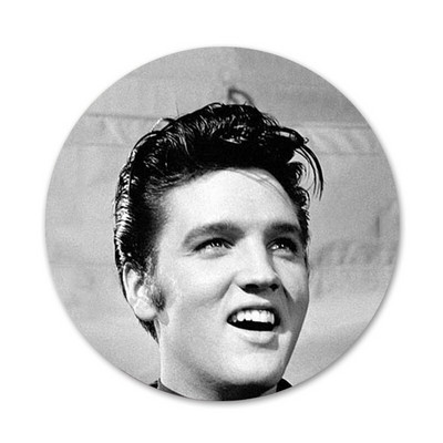 Kráľ Rock Roll Elvis Presley Ikony Špendlíky Odznak Dekorácia Brošne Kovové Odznaky Na Oblečenie Batoh Dekorácia 58mm