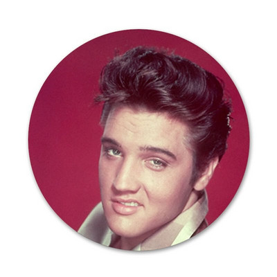 Kráľ Rock Roll Elvis Presley Ikony Špendlíky Odznak Dekorácia Brošne Kovové Odznaky Na Oblečenie Batoh Dekorácia 58mm