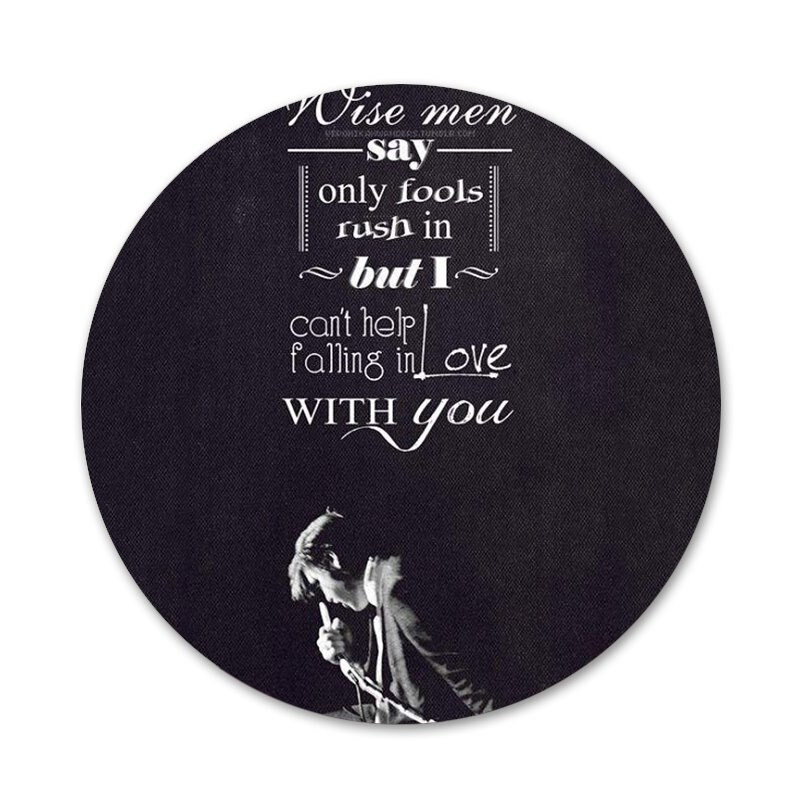 Kráľ Rock Roll Elvis Presley Ikony Špendlíky Odznak Dekorácia Brošne Kovové Odznaky Na Oblečenie Batoh Dekorácia 58mm