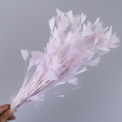 Търговия на едро с висококачествено цвете от пуешко пера 25-30 CM/10-12 инча Направи си сам декорация на домашно парти за глава Пера за занаяти