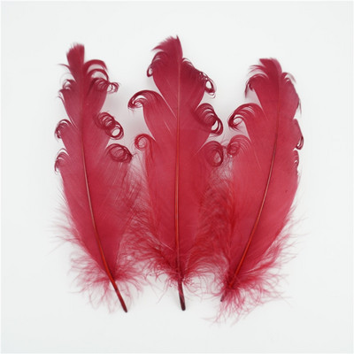 20τμχ Σπειροειδή Φτερά Χήνας Διακόσμηση Γάμου 12-18cm Swan Pluma Αξεσουάρ χειροτεχνίας Κοσμήματα Δημιουργία DIY Centerpieces