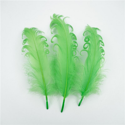 20τμχ Σπειροειδή Φτερά Χήνας Διακόσμηση Γάμου 12-18cm Swan Pluma Αξεσουάρ χειροτεχνίας Κοσμήματα Δημιουργία DIY Centerpieces