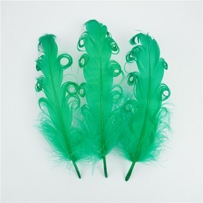 20τμχ Σπειροειδή Φτερά Χήνας Διακόσμηση Γάμου 12-18cm Swan Pluma Αξεσουάρ χειροτεχνίας Κοσμήματα Δημιουργία DIY Centerpieces