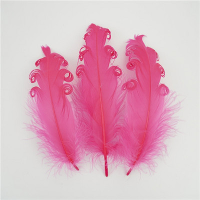 20τμχ Σπειροειδή Φτερά Χήνας Διακόσμηση Γάμου 12-18cm Swan Pluma Αξεσουάρ χειροτεχνίας Κοσμήματα Δημιουργία DIY Centerpieces