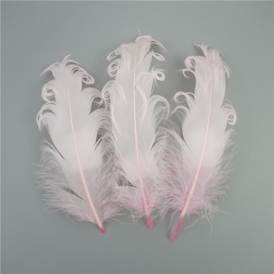 20τμχ Σπειροειδή Φτερά Χήνας Διακόσμηση Γάμου 12-18cm Swan Pluma Αξεσουάρ χειροτεχνίας Κοσμήματα Δημιουργία DIY Centerpieces