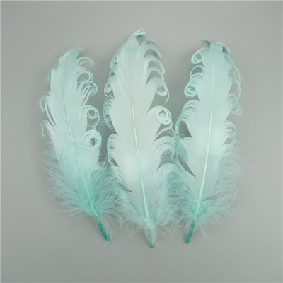 20τμχ Σπειροειδή Φτερά Χήνας Διακόσμηση Γάμου 12-18cm Swan Pluma Αξεσουάρ χειροτεχνίας Κοσμήματα Δημιουργία DIY Centerpieces