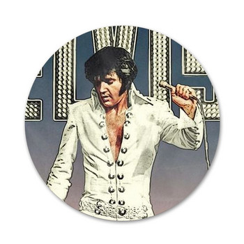 Икони на Елвис Пресли Игли Значка Декорация Брошки Метални значки за украса на раница 58 мм