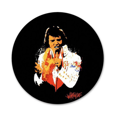 Elvis Presley ikoonid nööpnõelad märgi kaunistus prossid Metallist märgid seljakoti kaunistamiseks 58 mm