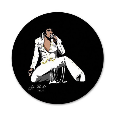 Elvis Presley ikoonid nööpnõelad märgi kaunistus prossid Metallist märgid seljakoti kaunistamiseks 58 mm