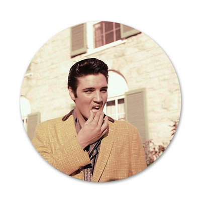 Elvis Presley ikoonid nööpnõelad märgi kaunistus prossid Metallist märgid seljakoti kaunistamiseks 58 mm