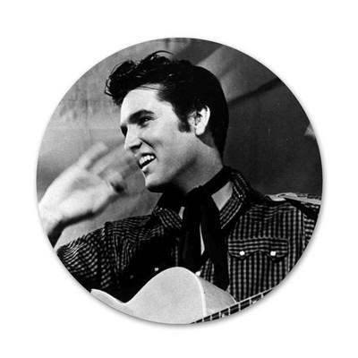 Elvis Presley ikoonid nööpnõelad märgi kaunistus prossid Metallist märgid seljakoti kaunistamiseks 58 mm