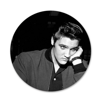 Elvis Presley ikoonid nööpnõelad märgi kaunistus prossid Metallist märgid seljakoti kaunistamiseks 58 mm