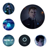 58mm Detroit Become Human DBH Broșă Broșă Accesorii pentru îmbrăcăminte Rucsac Decorat cadou