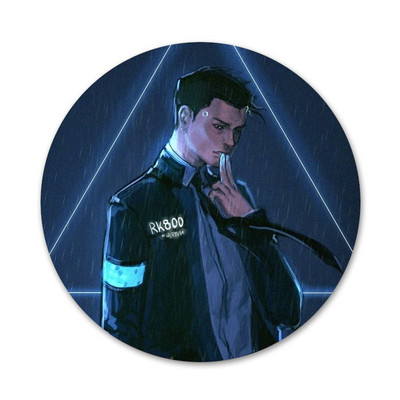 58mm Detroit Become Human DBH Broșă Broșă Accesorii pentru îmbrăcăminte Rucsac Decorat cadou