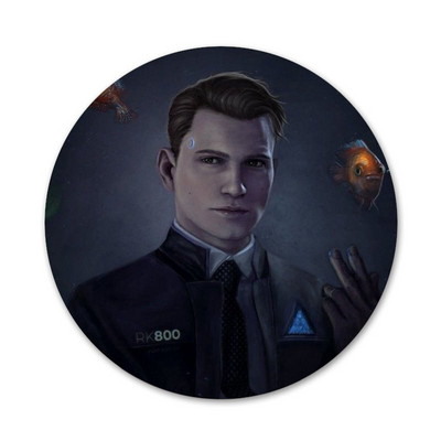 58mm Detroit Become Human DBH Broșă Broșă Accesorii pentru îmbrăcăminte Rucsac Decorat cadou