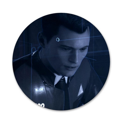 58mm Detroit Become Human DBH Broșă Broșă Accesorii pentru îmbrăcăminte Rucsac Decorat cadou