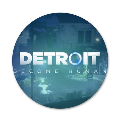 58mm Detroit Become Human DBH Broșă Broșă Accesorii pentru îmbrăcăminte Rucsac Decorat cadou