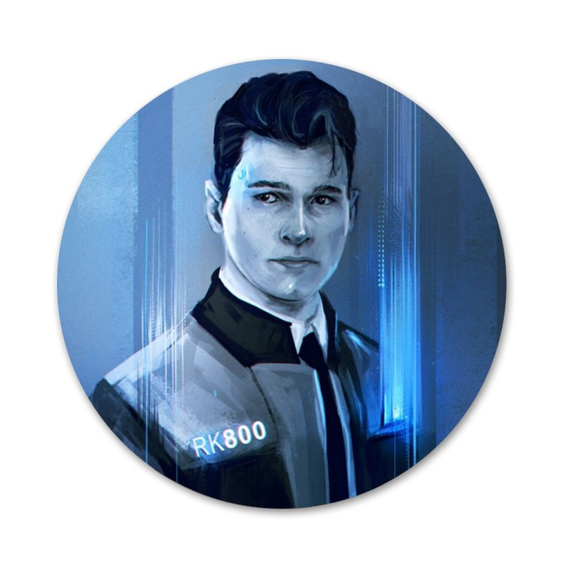 58mm Detroit Become Human DBH Broșă Broșă Accesorii pentru îmbrăcăminte Rucsac Decorat cadou