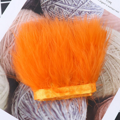 1-meetrine värviline pehme marabu kalkuni suled trimmipael ääris 8-10 CM rõivaste õmblemiseks kaunistuseks näputöö käsitöö plume