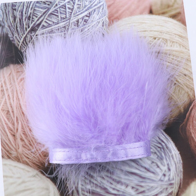 1-meetrine värviline pehme marabu kalkuni suled trimmipael ääris 8-10 CM rõivaste õmblemiseks kaunistuseks näputöö käsitöö plume