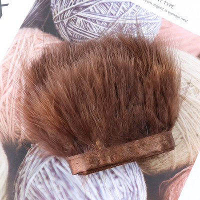 1-meetrine värviline pehme marabu kalkuni suled trimmipael ääris 8-10 CM rõivaste õmblemiseks kaunistuseks näputöö käsitöö plume