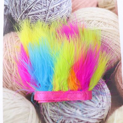 1-meetrine värviline pehme marabu kalkuni suled trimmipael ääris 8-10 CM rõivaste õmblemiseks kaunistuseks näputöö käsitöö plume