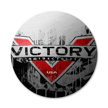 САЩ American Victory Мотоциклети Лого Значка Брошка Игла Аксесоари за дрехи Раница Декорация подарък