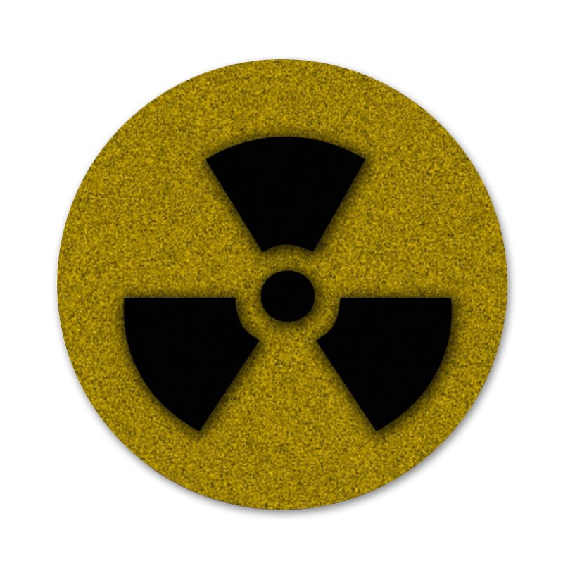 σύμβολο βιολογικού κινδύνου Εικονίδια Καρφίτσες Διακοσμητικό σήμα Καρφίτσες Μεταλλικές κονκάρδες για ρούχα Διακόσμηση σακιδίου πλάτης 58 χλστ.