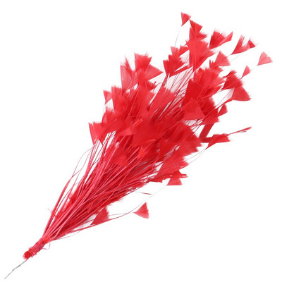 Μήκος 25-30 εκ. Φτερά γαλοπούλας Διακοσμητικά λουλουδιών για χειροτεχνίες Diy Κεφαλή για πάρτι στο σπίτι Διακόσμηση γάμου Βαμμένα πολύχρωμα λοφία