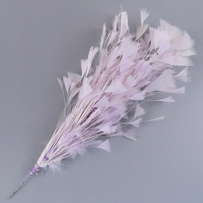 Μήκος 25-30 εκ. Φτερά γαλοπούλας Διακοσμητικά λουλουδιών για χειροτεχνίες Diy Κεφαλή για πάρτι στο σπίτι Διακόσμηση γάμου Βαμμένα πολύχρωμα λοφία