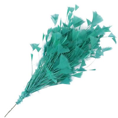 Μήκος 25-30 εκ. Φτερά γαλοπούλας Διακοσμητικά λουλουδιών για χειροτεχνίες Diy Κεφαλή για πάρτι στο σπίτι Διακόσμηση γάμου Βαμμένα πολύχρωμα λοφία