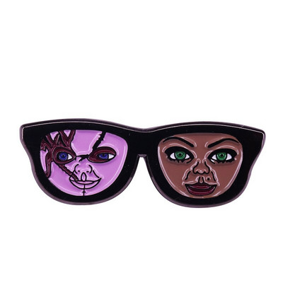 D3465 Homegaga Õudusfilmid Punk Emaili Nõelad Pross Mehed Naiste Metallist Reväärinõel Seljakotid Märg Ehted Kingitused sõpradele