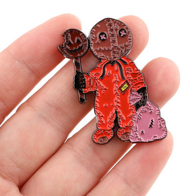 D3465 Homegaga Õudusfilmid Punk Emaili Nõelad Pross Mehed Naiste Metallist Reväärinõel Seljakotid Märg Ehted Kingitused sõpradele