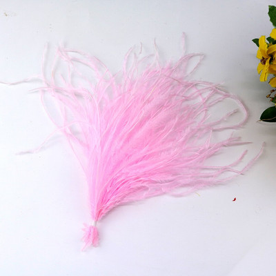 100 ΤΕΜ/Μέγεθος παρτίδας 10-15 15-18 εκ. Υπέροχα, μαλακά βαμμένα, πολύχρωμα πακέτα με κορδόνια από φυσικό φτερό στρουθοκαμήλου για φόρεμα 19 διαθέσιμα χρώματα