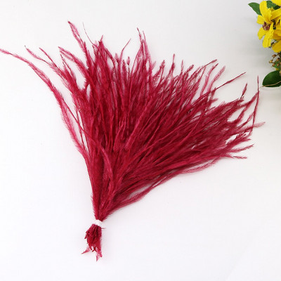 100 ΤΕΜ/Μέγεθος παρτίδας 10-15 15-18 εκ. Υπέροχα, μαλακά βαμμένα, πολύχρωμα πακέτα με κορδόνια από φυσικό φτερό στρουθοκαμήλου για φόρεμα 19 διαθέσιμα χρώματα