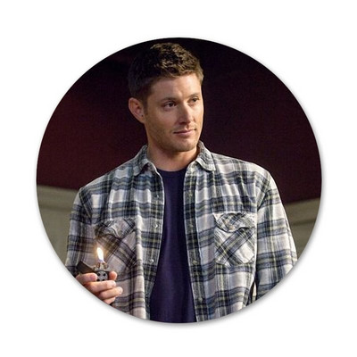 58 mm Supernatural Jared Padaleck piktogramos Smeigtukai Ženkliuko dekoravimas Sagės Metaliniai ženkleliai kuprinei papuošti