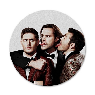 58 mm Supernatural Jared Padaleck piktogramos Smeigtukai Ženkliuko dekoravimas Sagės Metaliniai ženkleliai kuprinei papuošti