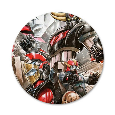 Grendizer G5 Japonský robot Anime odznak brošňa špendlíky doplnky na oblečenie batoh dekorácia darček 58mm