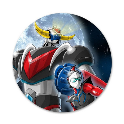 Grendizer G5 Japonský robot Anime odznak brošňa špendlíky doplnky na oblečenie batoh dekorácia darček 58mm