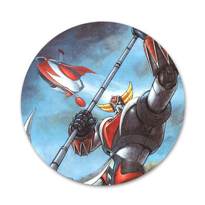 Grendizer G5 Japonský robot Anime odznak brošňa špendlíky doplnky na oblečenie batoh dekorácia darček 58mm
