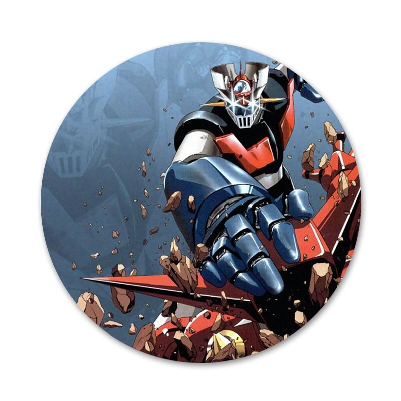 Grendizer G5 Japonský robot Anime odznak brošňa špendlíky doplnky na oblečenie batoh dekorácia darček 58mm