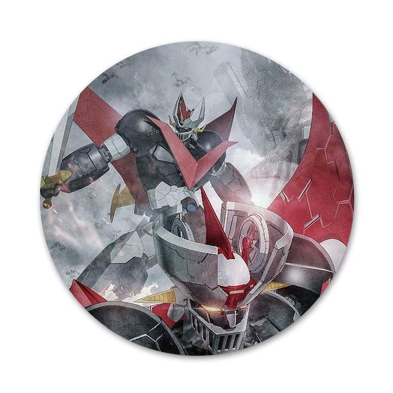 Grendizer G5 Japonský robot Anime odznak brošňa špendlíky doplnky na oblečenie batoh dekorácia darček 58mm