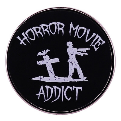 C3568 Хелоуин Филм на ужасите Емайлирана игла Игли за ревери Раници Мъже Дамски брошки върху дрехи Куфарче Значки Бижута Украсете
