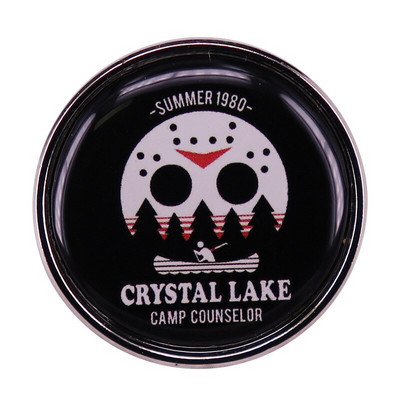 C3568 Хелоуин Филм на ужасите Емайлирана игла Игли за ревери Раници Мъже Дамски брошки върху дрехи Куфарче Значки Бижута Украсете